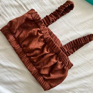 Choco color bra-let. NEW.